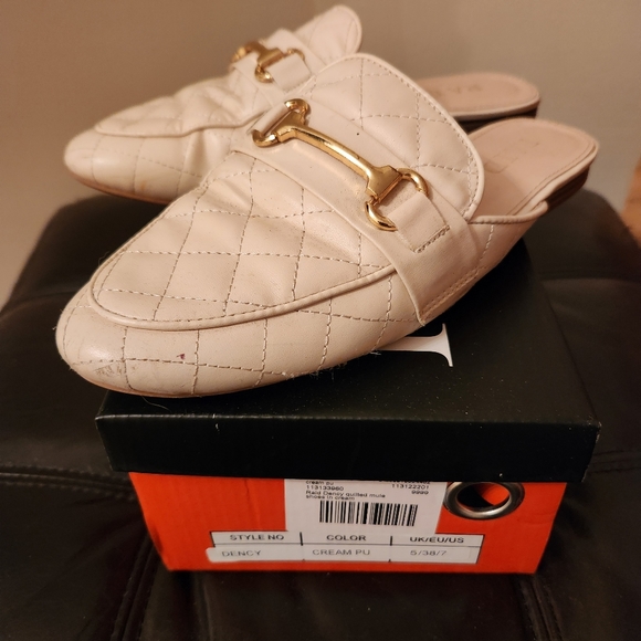RAID Dency backless loafer / Mule in cream Size 38 - Picture 8 of 9